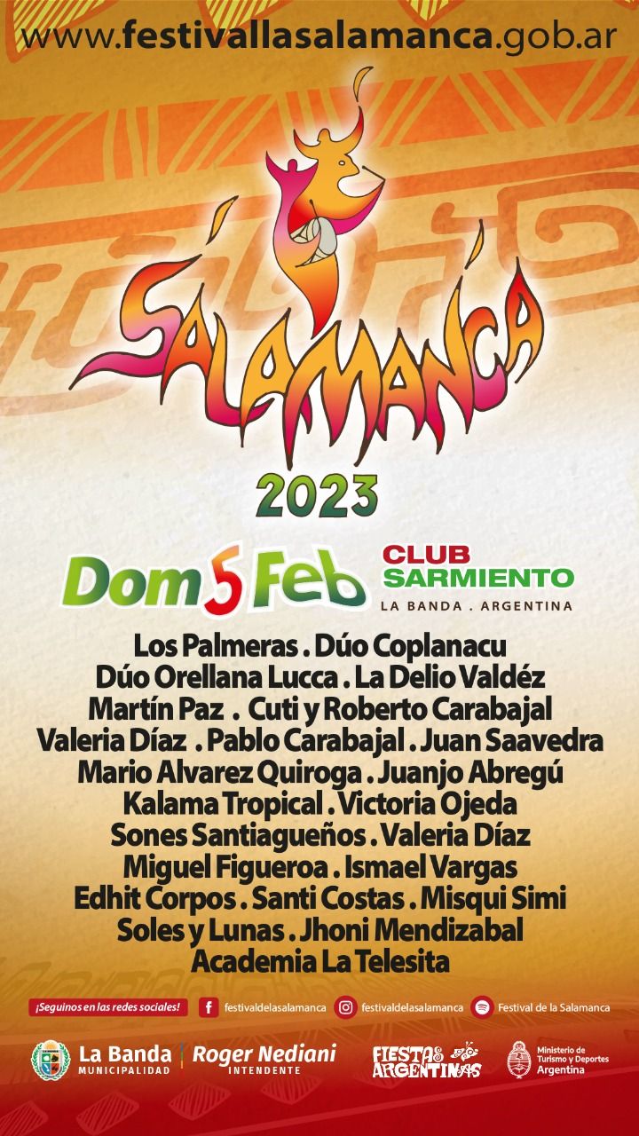 DISFRUTA EN VIVO LA ULTIMA NOCHE DE LA SALAMANCA 2023   MÍRALA POR www.radio19.com.ar  ENTTRA A LA NOTA