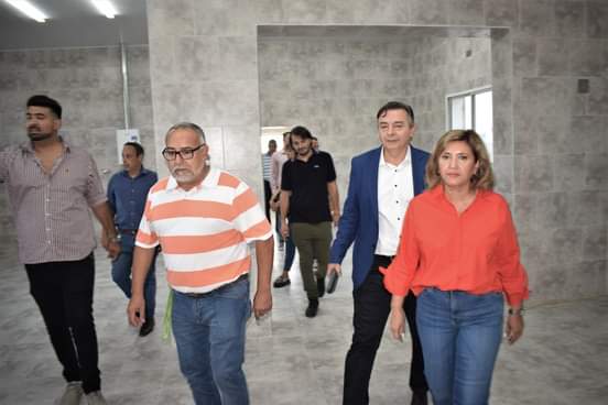 La intendente Fuentes destacó el avance de obra de remodelación integral de la Cocina central de los comedores municipales