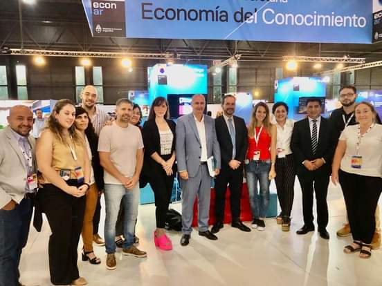 SantiagodelEstero participó de la 1° Feria Nacional de Economía del Conocimiento