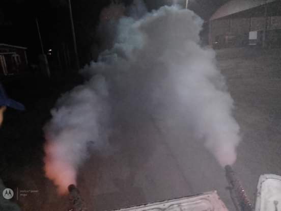CLODOMIRA: Fumigacion en el barrio Canal