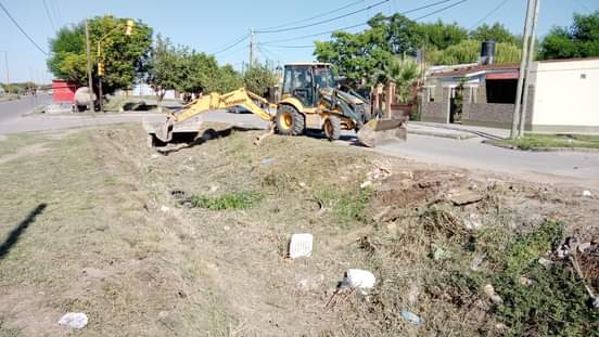 La Municipalidad continúa con los trabajos de mantenimiento de desagües