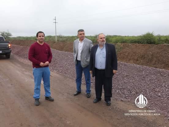CLODOMIRA: SUPERVISAN OBRAS DE PAVIMENTACIÓN Y DE LA UNSE